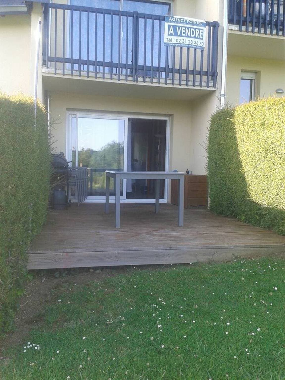 Foto 13 von 18: Komfortable Wohnung in Houlgate mit Gartenblick