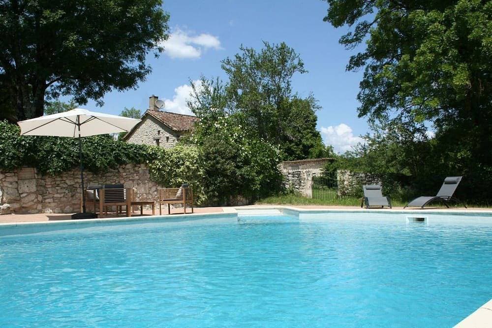 Charmantes Ferienhaus im Périgord, Pool, WLAN, 2 Sz, nahe Eymet & Bergerac, Haustiere erlaubt 1