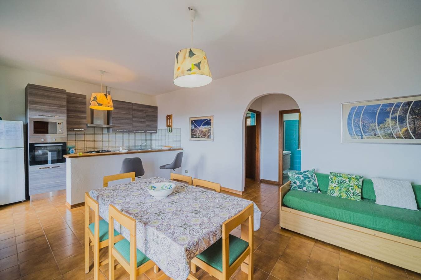 Foto 9 von 26: Ferienwohnung für 6 Personen mit Garten