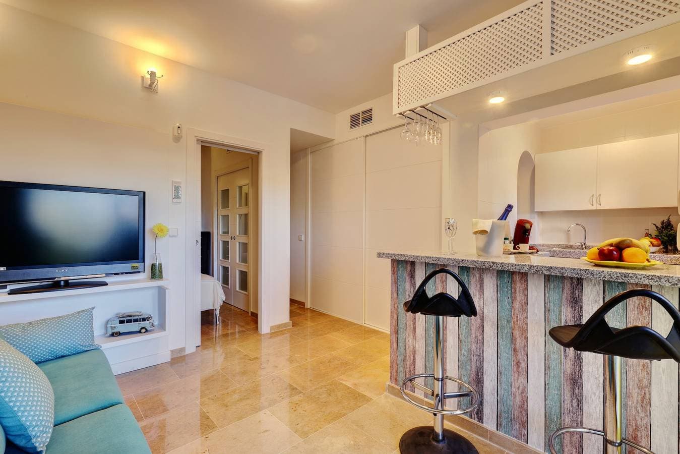 Foto 6 von 23: Ferienwohnung 'Marina de la Duquesa 805' Nahe dem Strand mit Pool