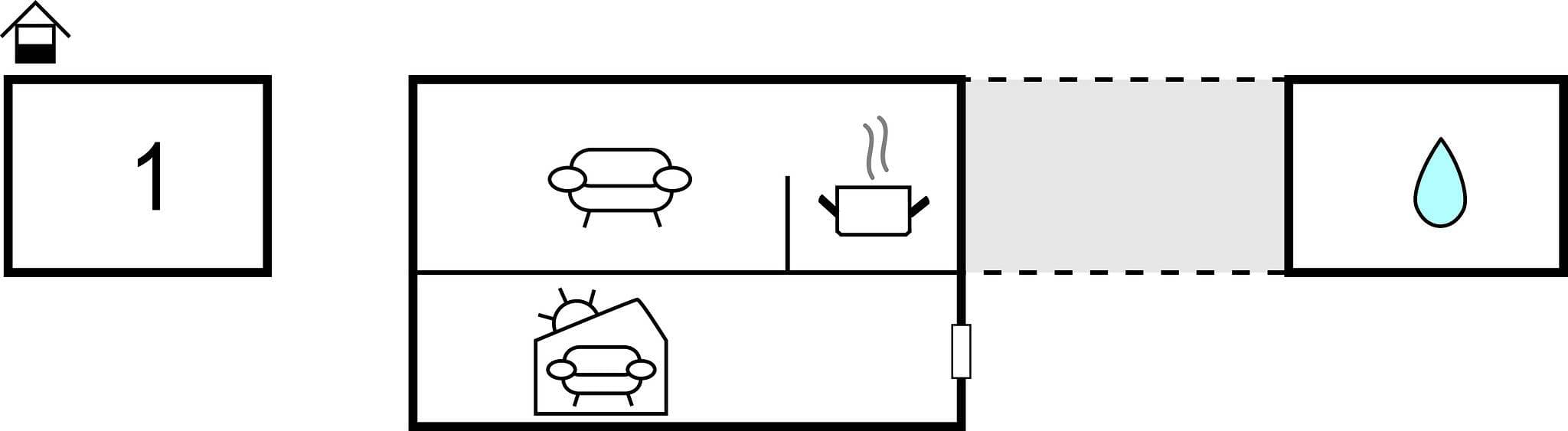 Foto 13 von 13: Ferienhaus für 4 Personen mit Garten