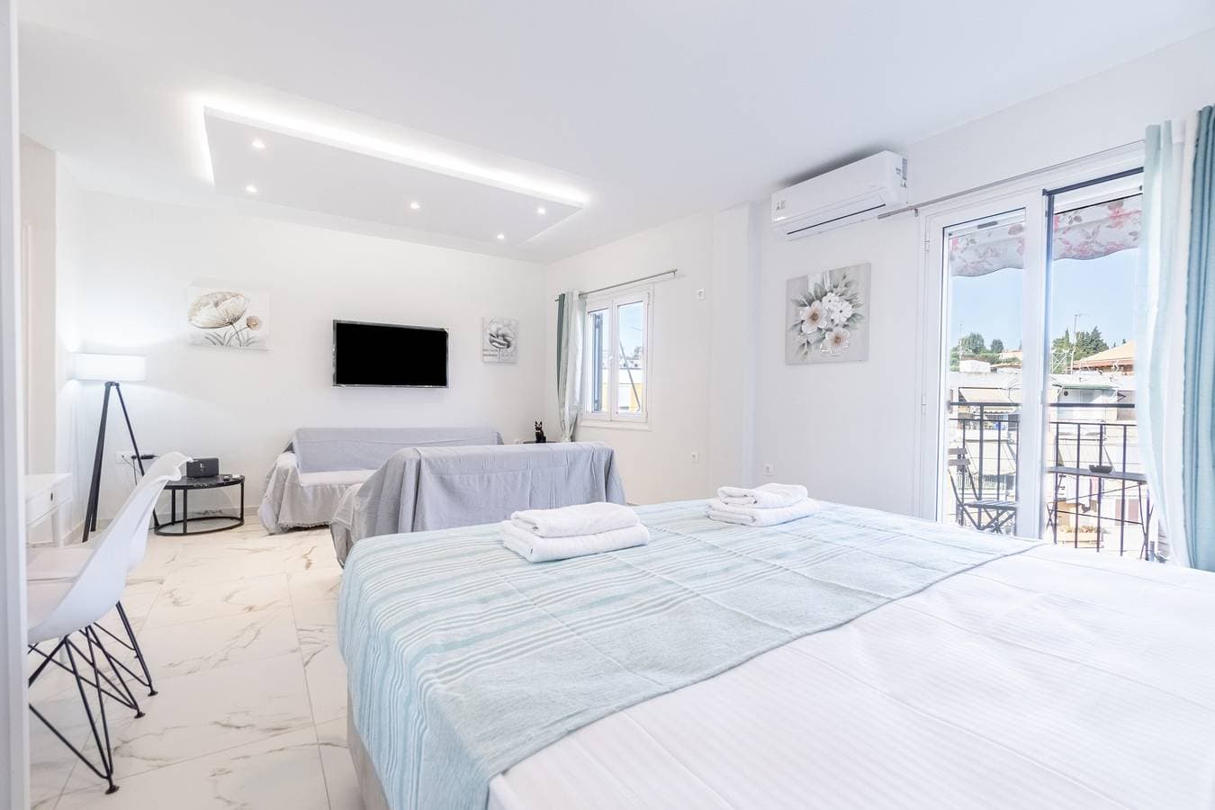 Foto 10 von 20: Studio-Apartment 'Corfu Haven' mit Balkon, WLAN und Klimaanlage