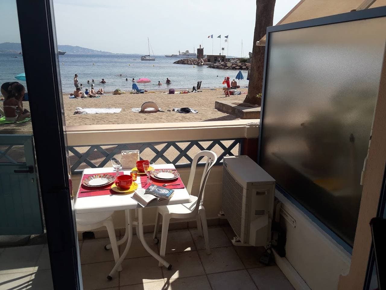 Foto 8 von 24: Gemütliche Wohnung in Théoule-sur-Mer, 30 m², Meerblick.