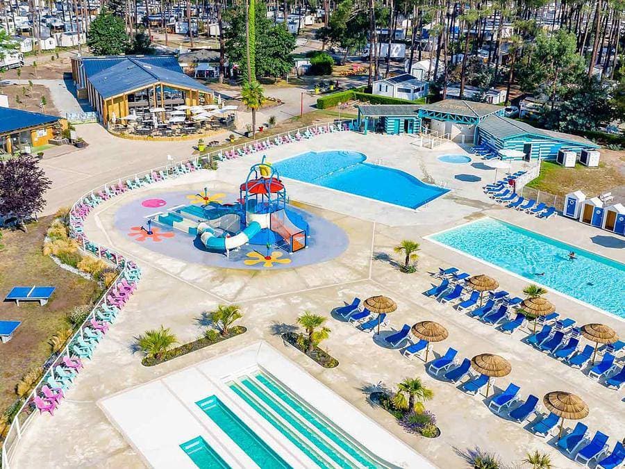 Camping Siblu Les Dunes De Contis - Funpass inclus - Mobilheim 8 personen - Essential 3ch 8p Signature clim