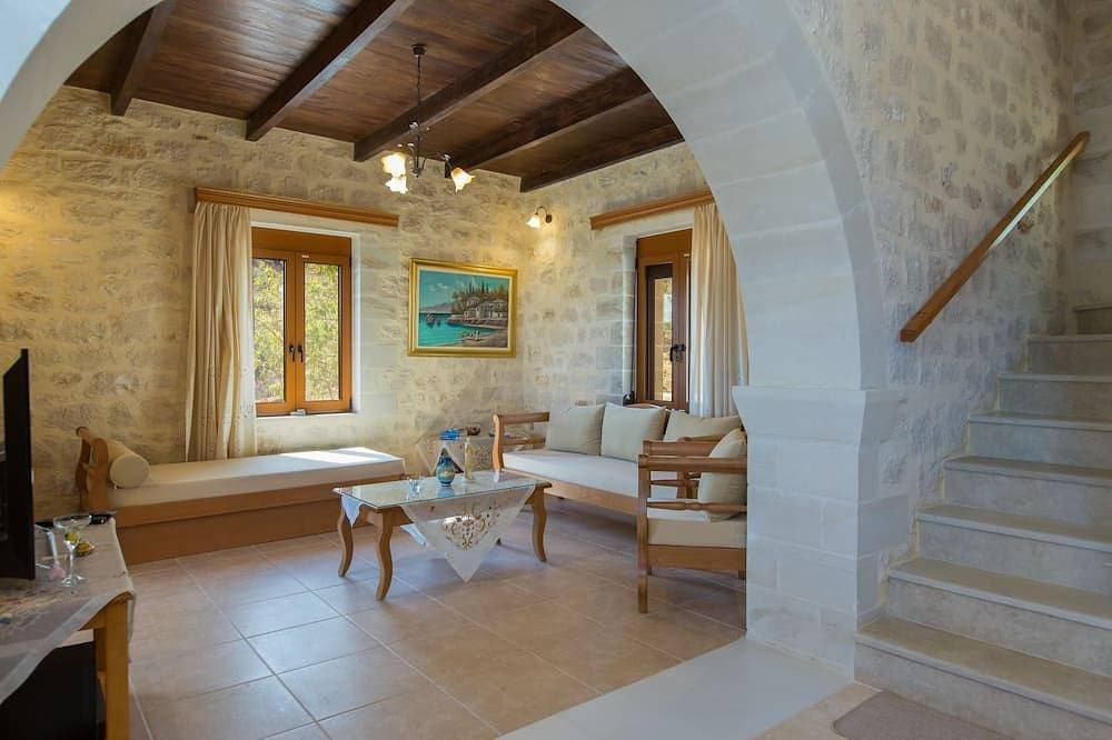 Foto 9 von 27: Faethon, Öko-Steinvilla mit privatem Pool und Meerblick