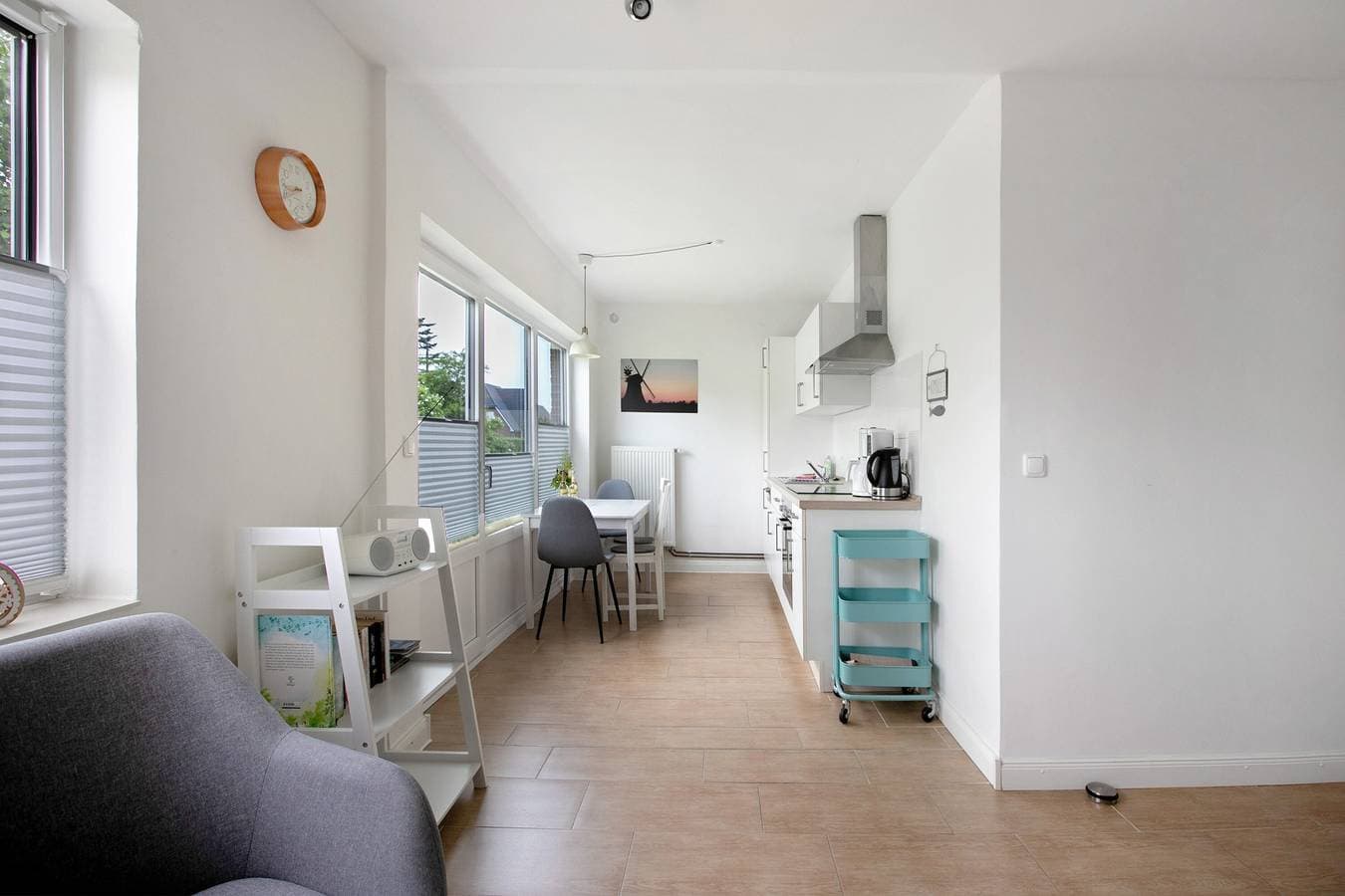Foto 4 von 25: Ferienhaus 'Haushälfte Am Süderhafen' mit privater Terrasse, Garten und WLAN