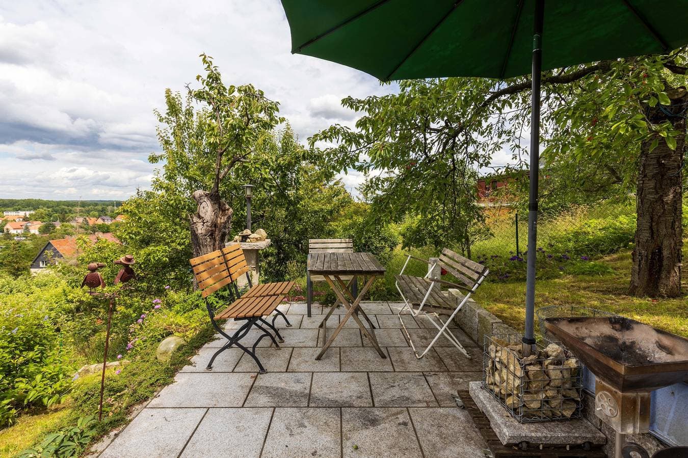 Foto 2 von 24: Ferienhaus 'Teufelsmauer-Blick' mit Bergblick, Gemeinschaftsterrasse und Wi-Fi