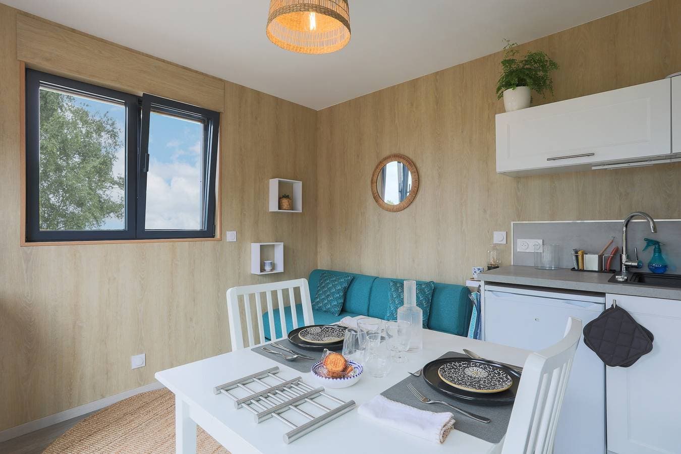 Foto 7 von 22: Chalet 'An Ti Koad Spa Privatif 800m Plage' mit privater Terrasse, eigenem Garten und WLAN
