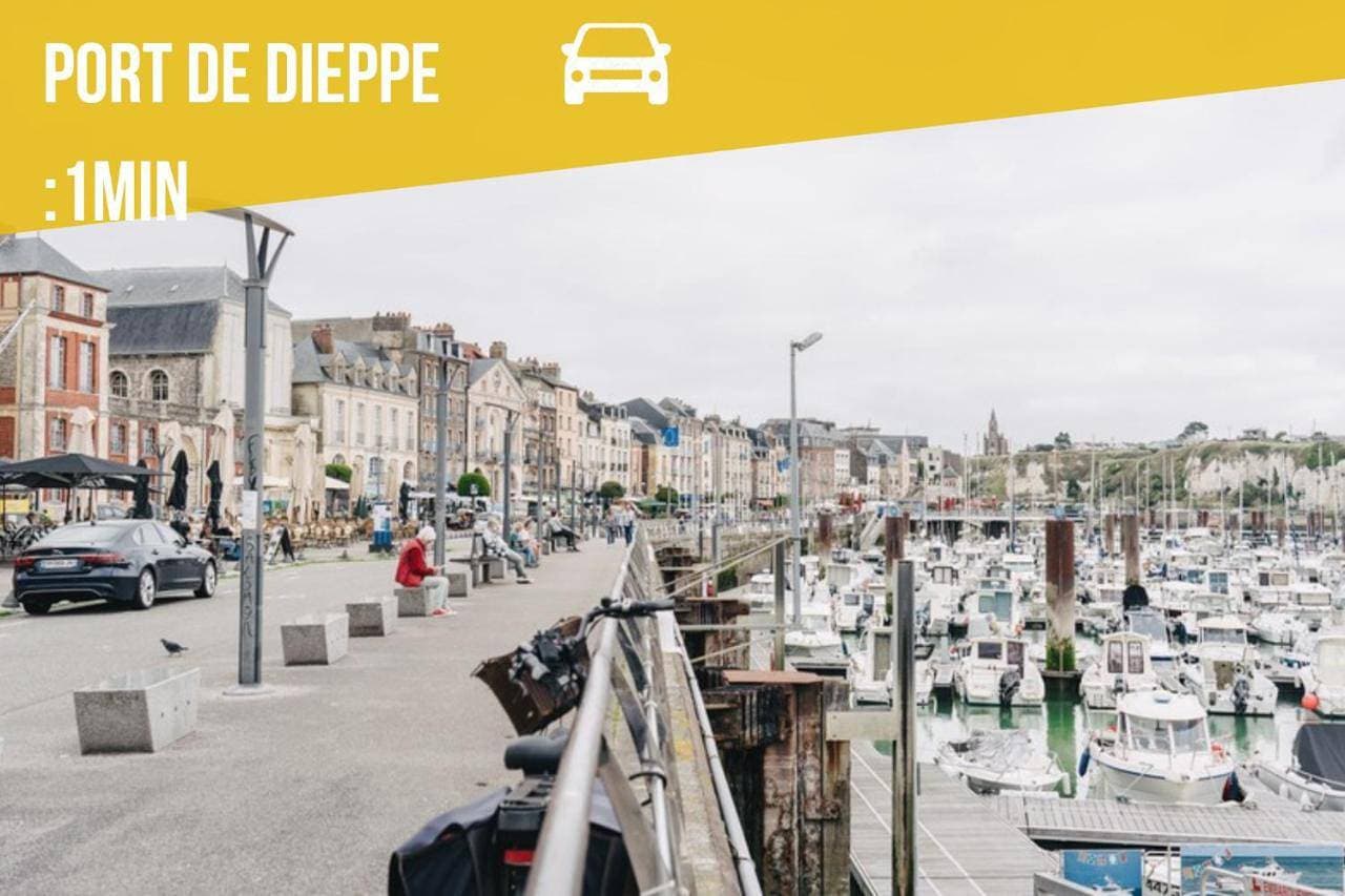 Dieppe Cosy duplex à 2 min du Port et Restaurants Plage à 300m 1