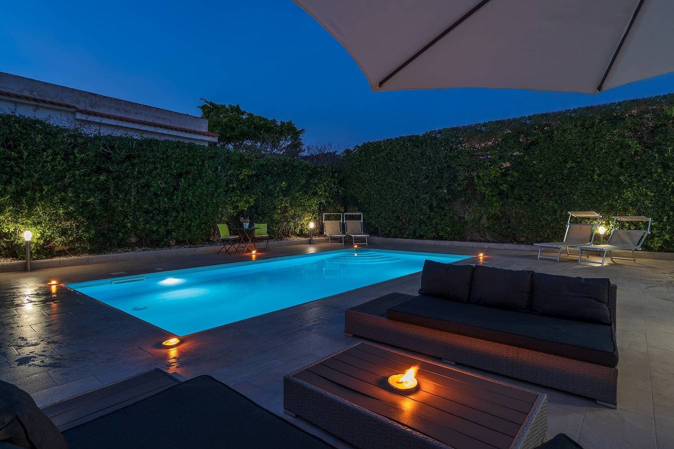 Foto 3 von 42: Villa 'Gioia Fontane Bianche' mit Meerblick, WLAN und Klimaanlage