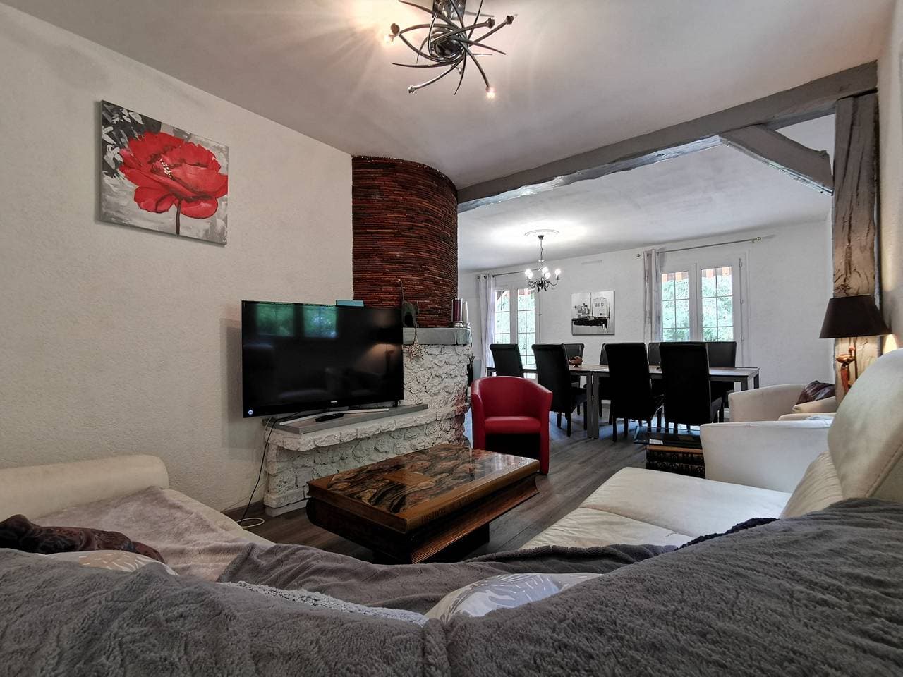 Foto 2 von 20: Ferienhaus 'Gite La Chenevelle' mit privater Terrasse, Garten und WLAN