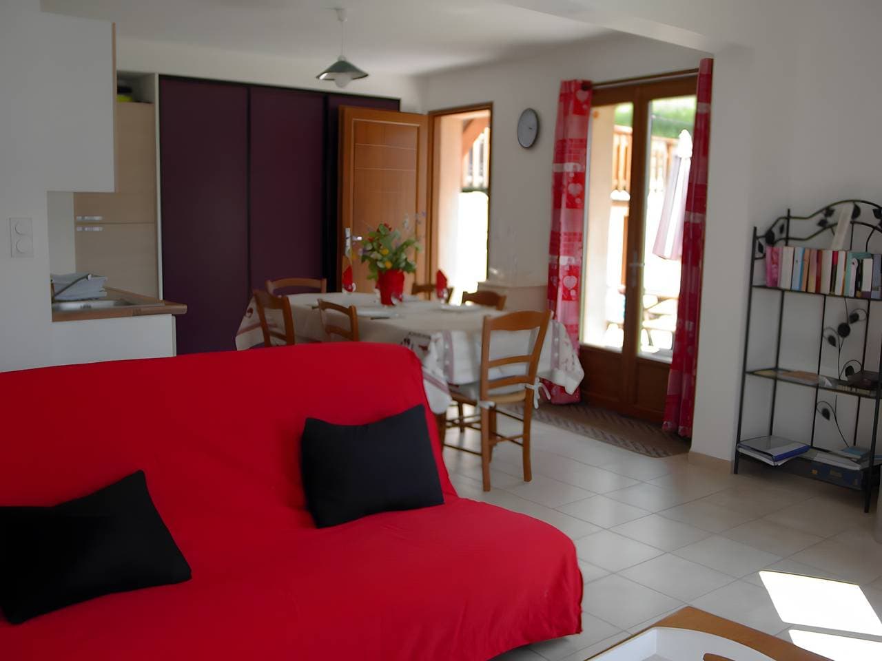 Foto 6 von 28: Gîte für 6 Personen mit Bergblick und Balkon
