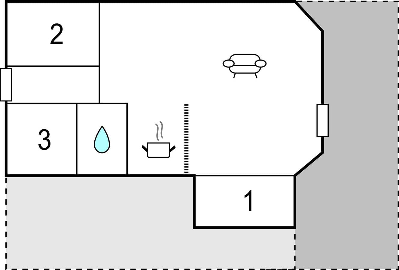 Foto 13 von 13: Ferienhaus für 5 Personen mit Terrasse