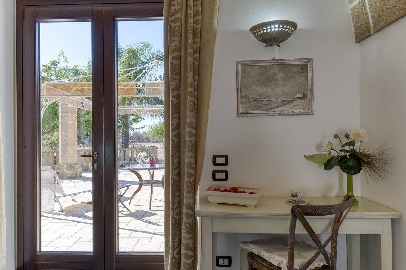 Foto 13 von 25: Ferienwohnung 'Agriturismo Le Baccole - Apt' mit privater Terrasse, Garten & Klimaanlage