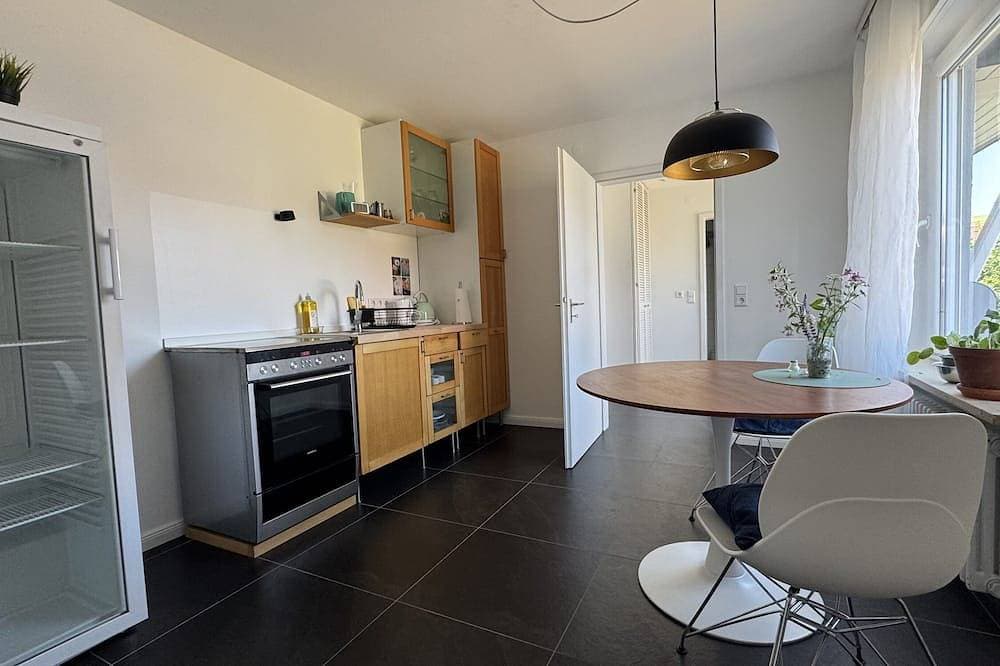 Foto 6 von 12: Apartment 'Klein Aber Fein' mit privater Terrasse, Gemeinschaftsgarten und WLAN