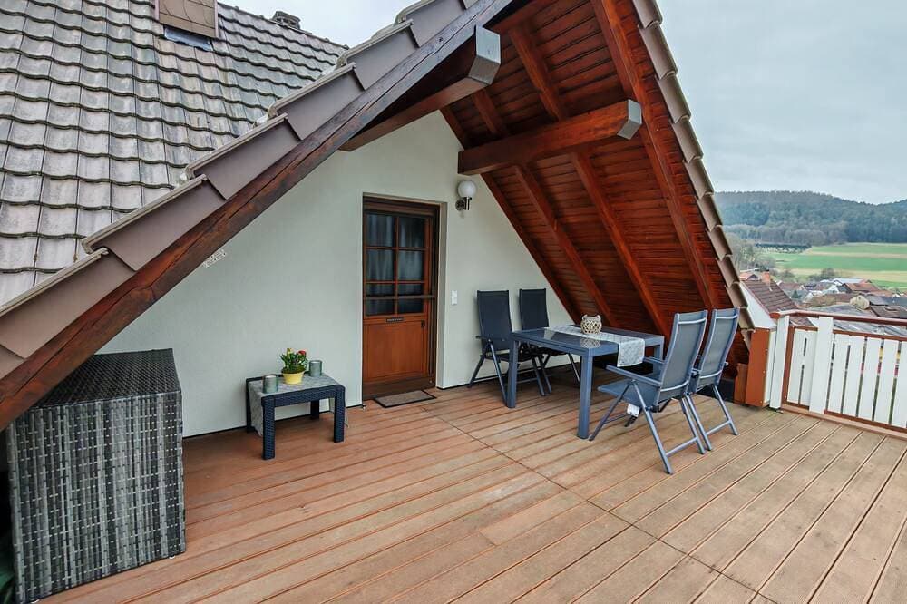 Ferienwohnung Morretalblick/Odenwald renov. mit herrl. Dachterrasse u. Wall-Box 1