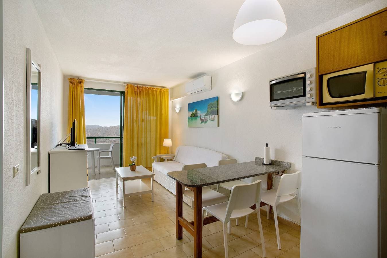 Foto 6 von 19: Ferienhaus 'Casa Puerto Rico' mit Meerblick, Gemeinschaftspool, Balkon und WLAN