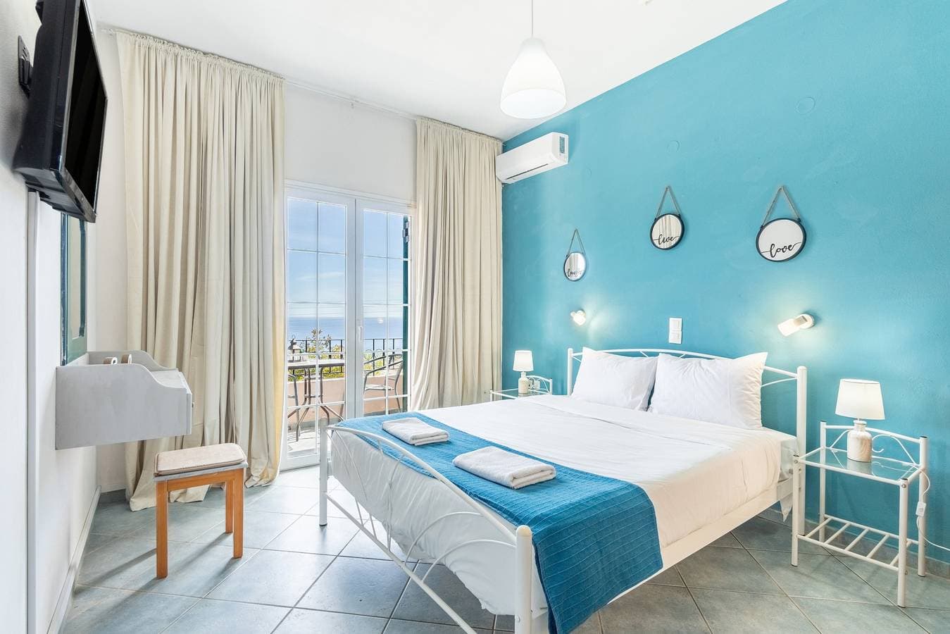 Foto 3 von 22: Hotel-Apartment "Spyridoula Studio 3" mit Meerblick, Gemeinschaftspool und WLAN