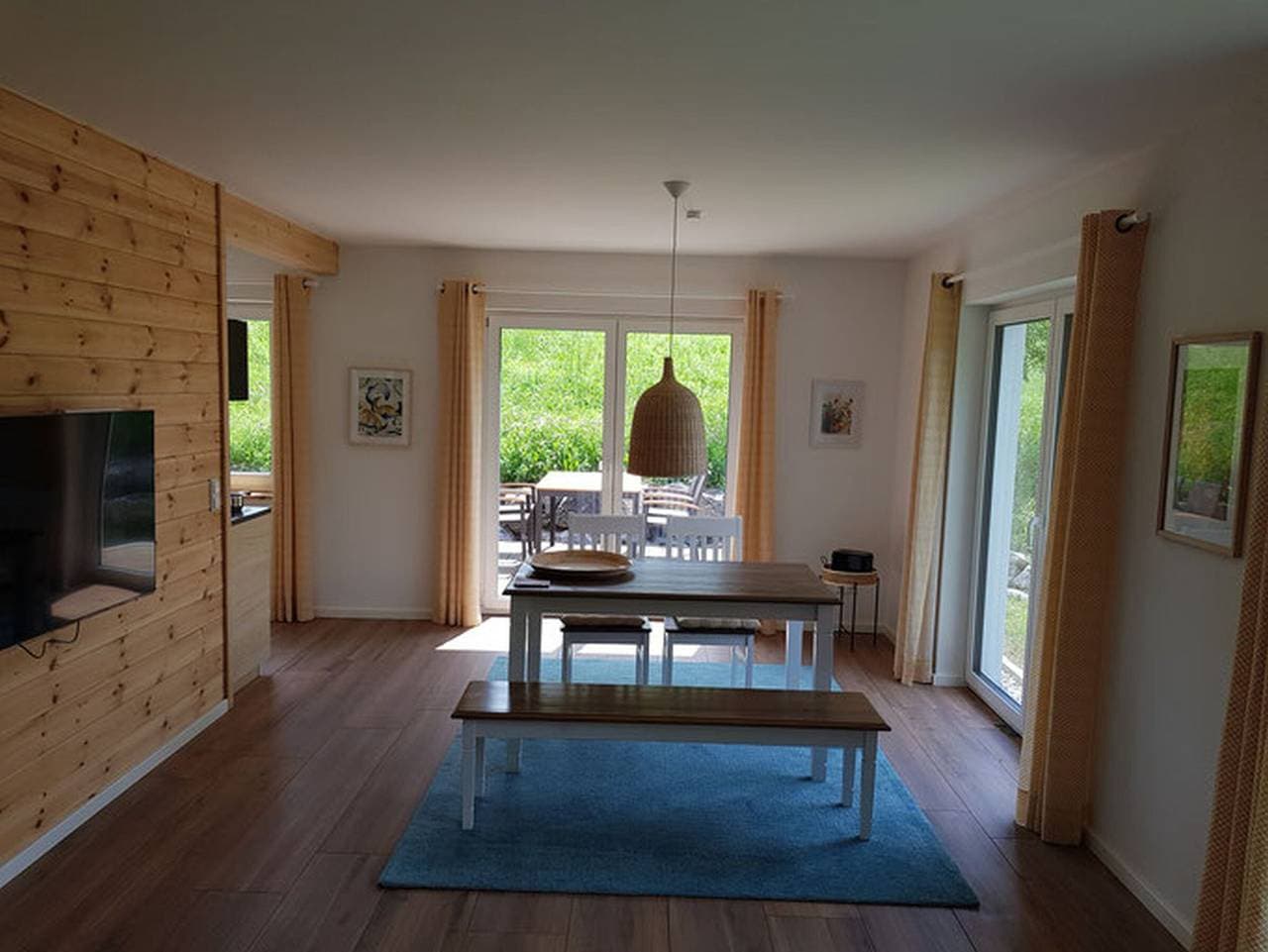 Foto 5 von 40: Ferienhaus 'Sonnenweide, 85qm' mit Privatterrasse, Gemeinschaftsgarten und Wi-Fi