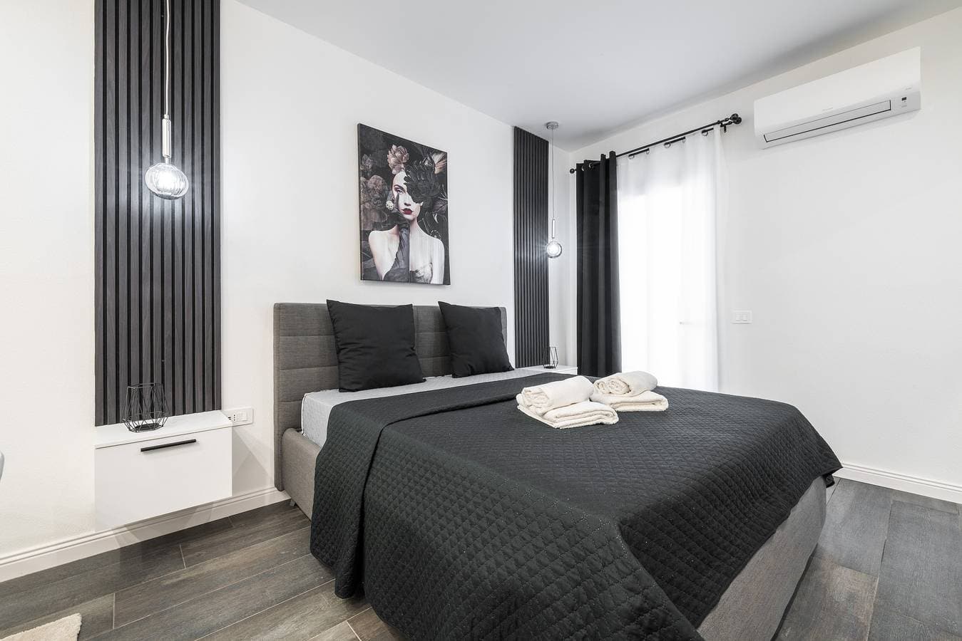 Black and White Apartment 1