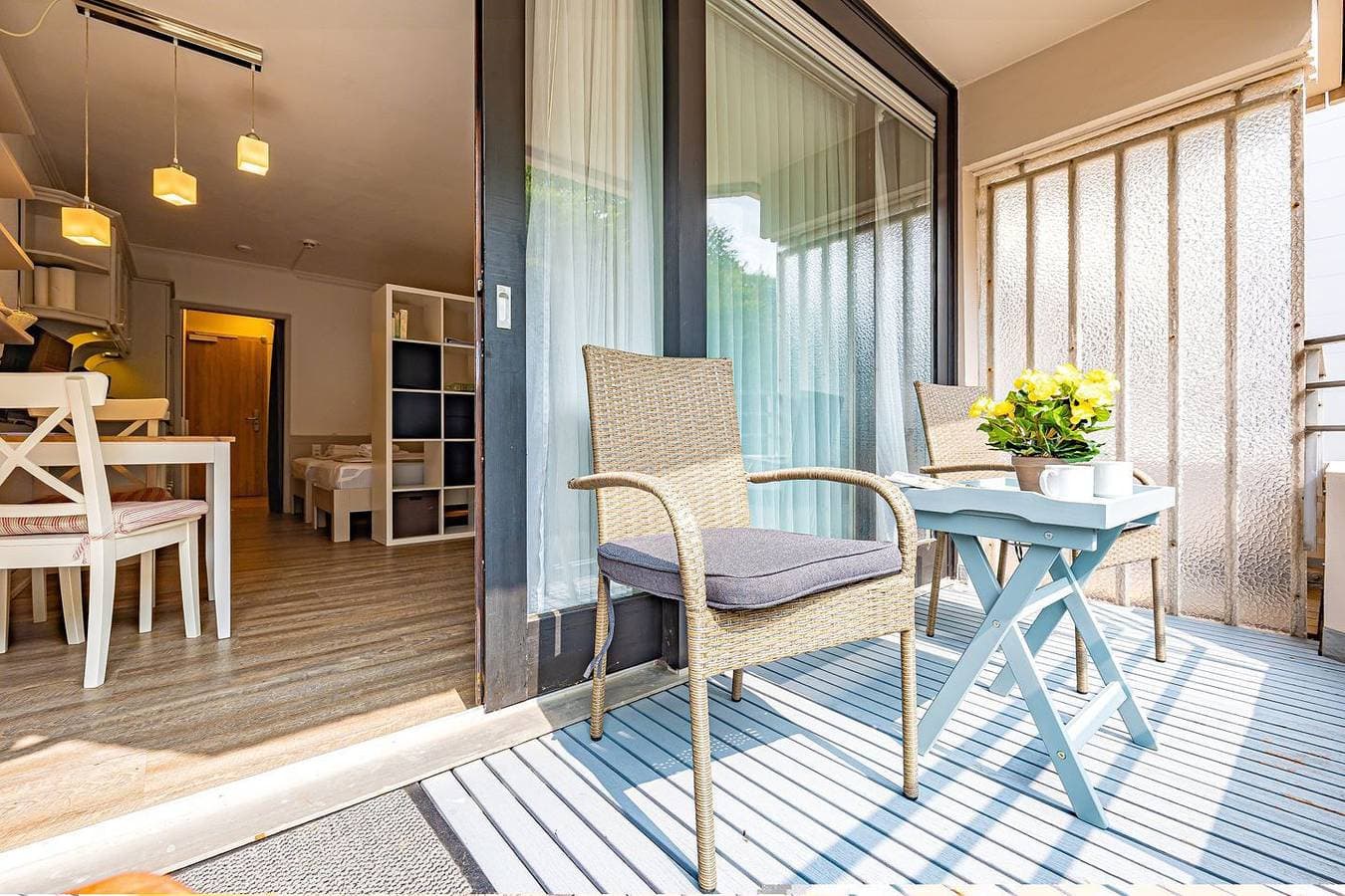 Foto 2 von 20: - Grüne Insel (App. 319) - Studio-Apartment mit Balkon und Blick ins Grüne