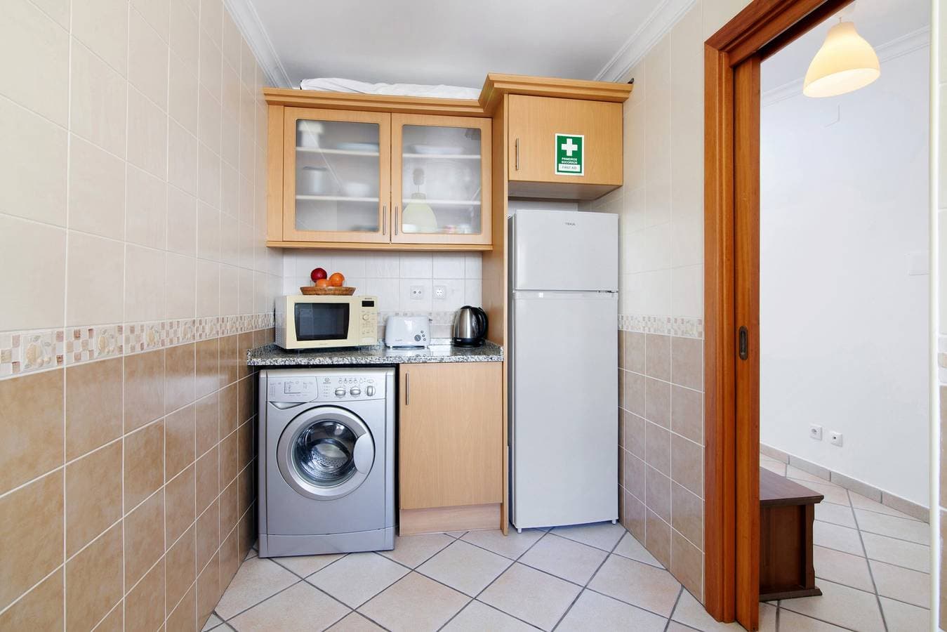 Foto 11 von 24: Apartment 'T1 2D Apt. Flor de Sal' mit privater Terrasse, WLAN und Klimaanlage