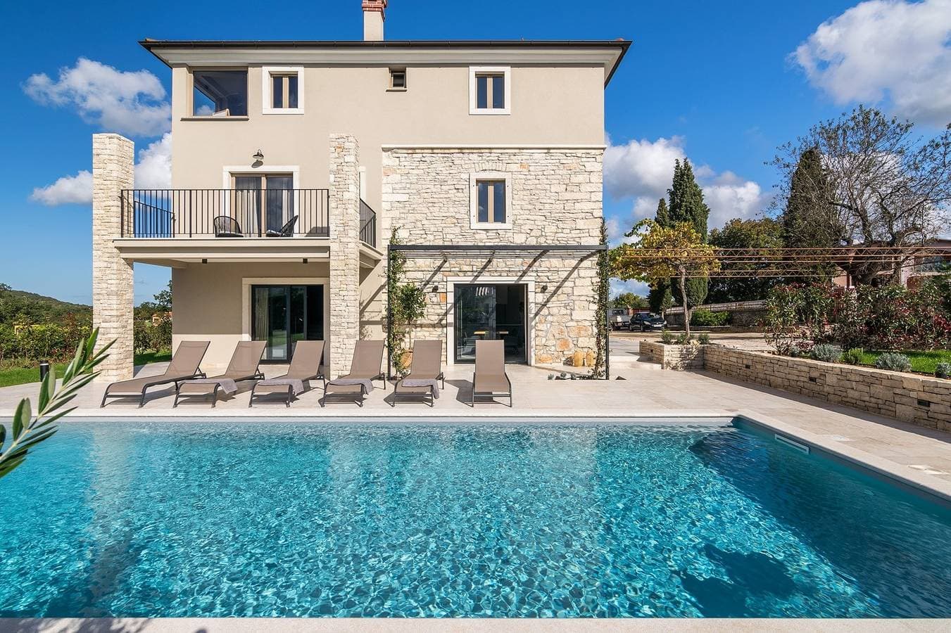 Foto 8 von 74: Wunderschöne Villa San Martino befindet sich in der Nähe von der schönen Stadt Rovinj.