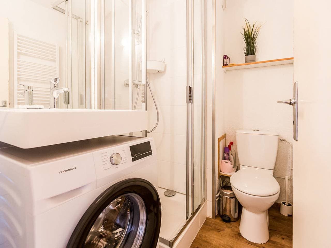 Foto 5 von 11: Montchavin: Renoviertes Studio für 3/4 Pers., Parkplatz, nahe Pisten und Geschäften