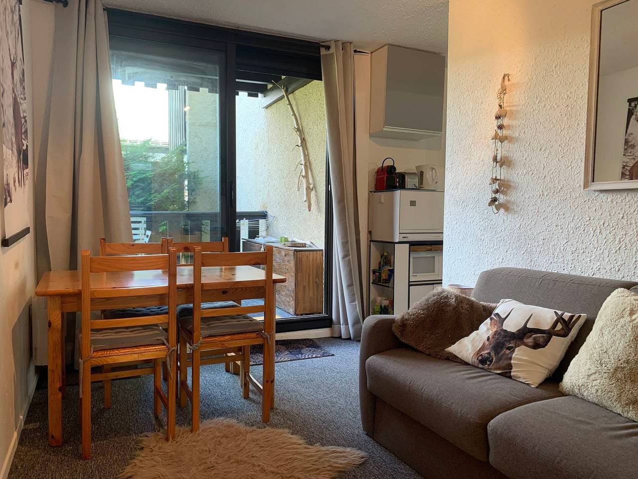 Gemütliches Studio für 4 Pers mit Balkon in Pra-Loup 1500 1