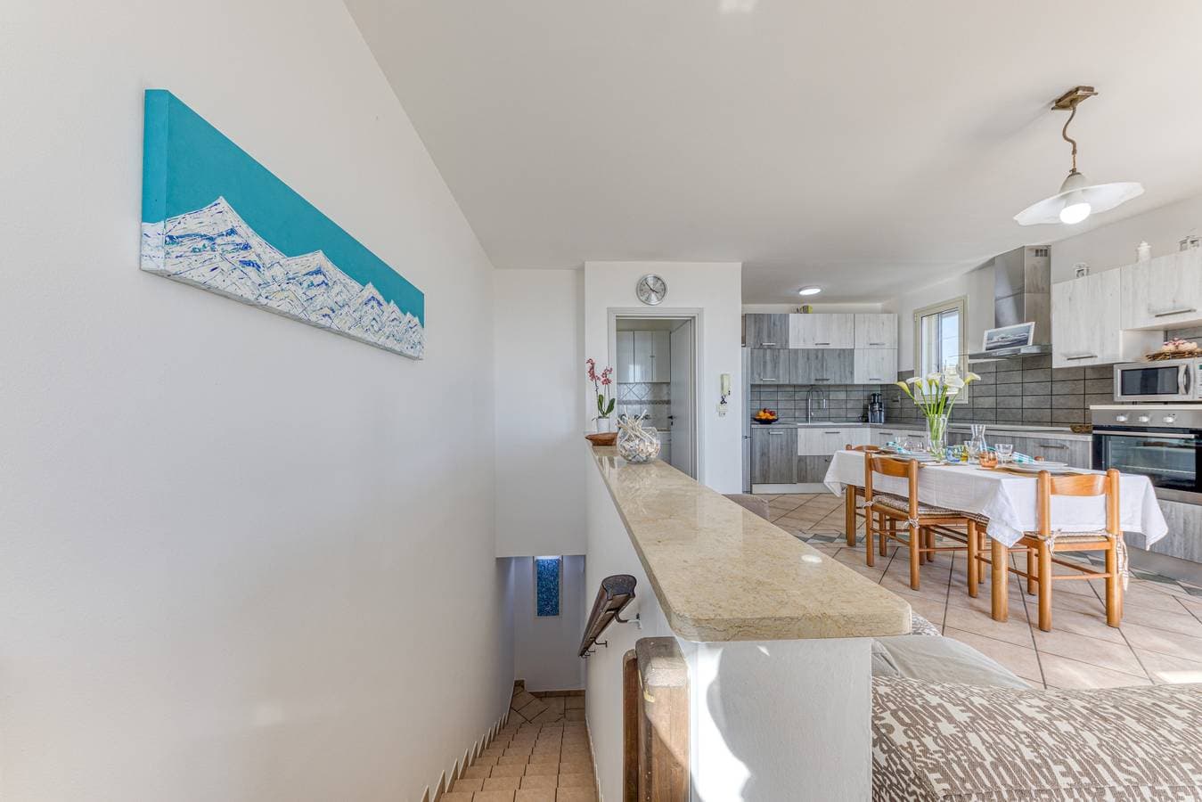 Foto 9 von 35: Ferienwohnung 'Villetta Del Cuore' mit Meerblick, WLAN und Klimaanlage