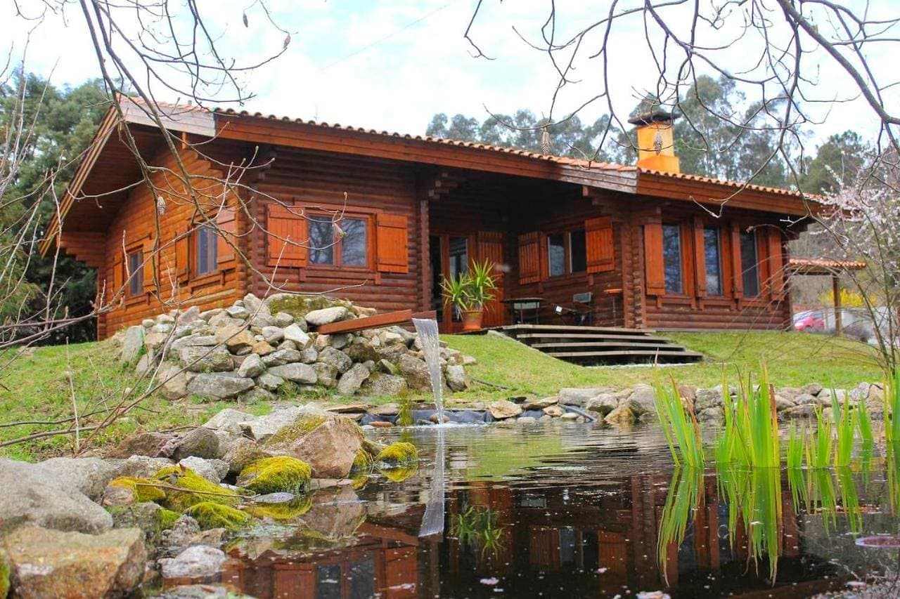 Family-Friendly Cabin Rental with a Pool near Porto, Portugal 1