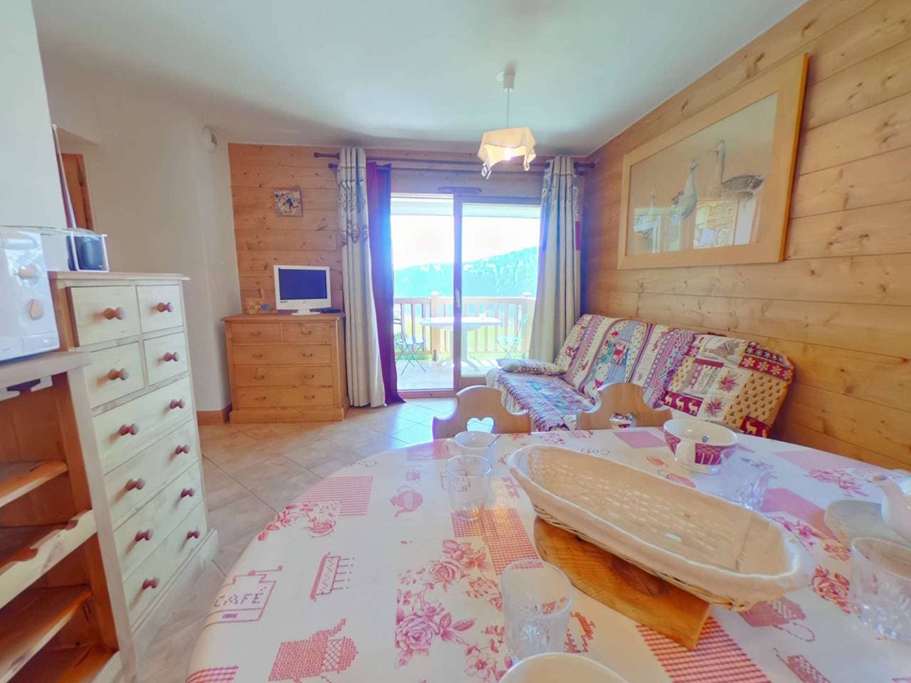 2-Zimmer-Wohnung mit Pool und Parkplatz - Les Saisies, 4 Personen 1