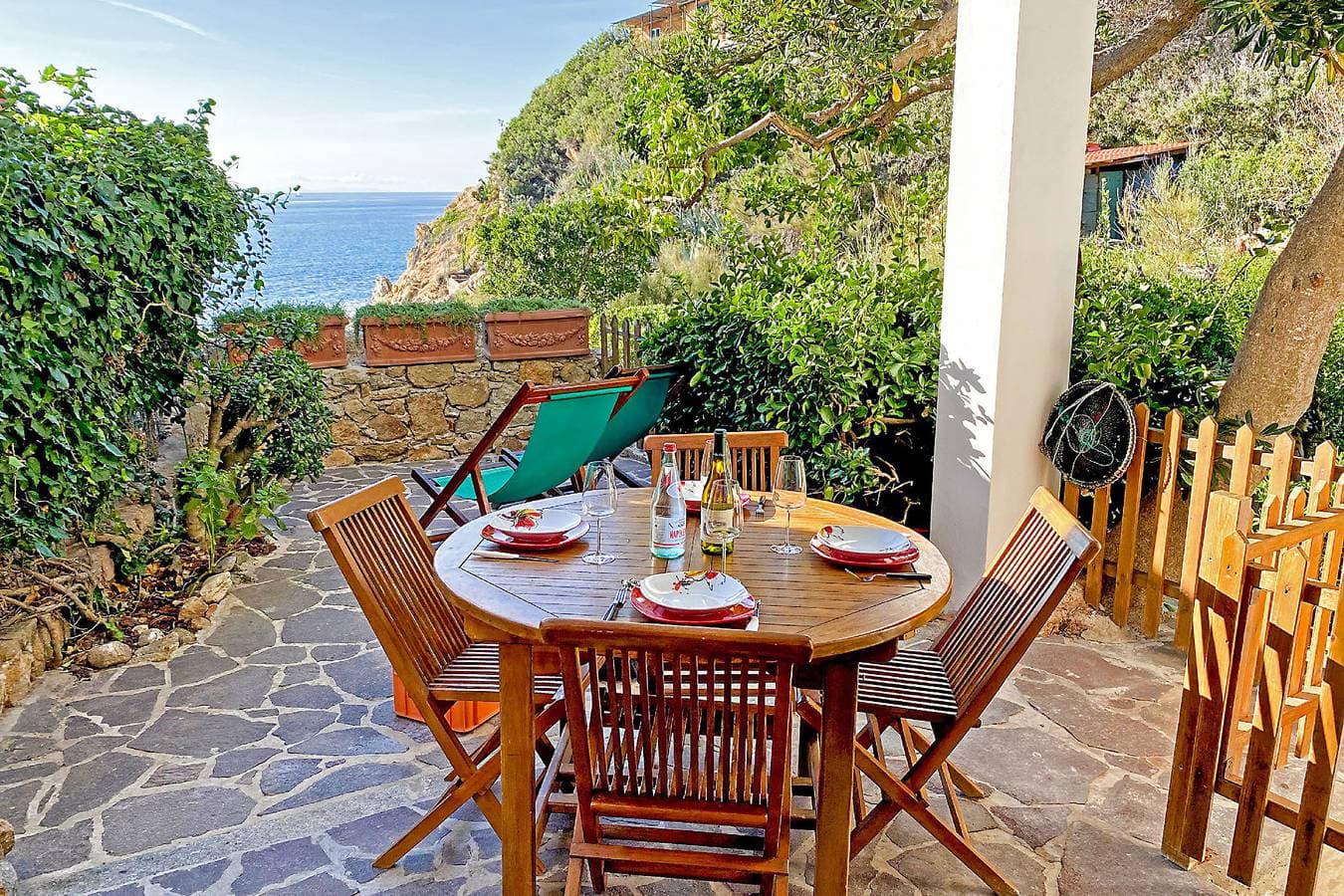 Ferienwohnung Patio Insel Elba mit Meerblick 1