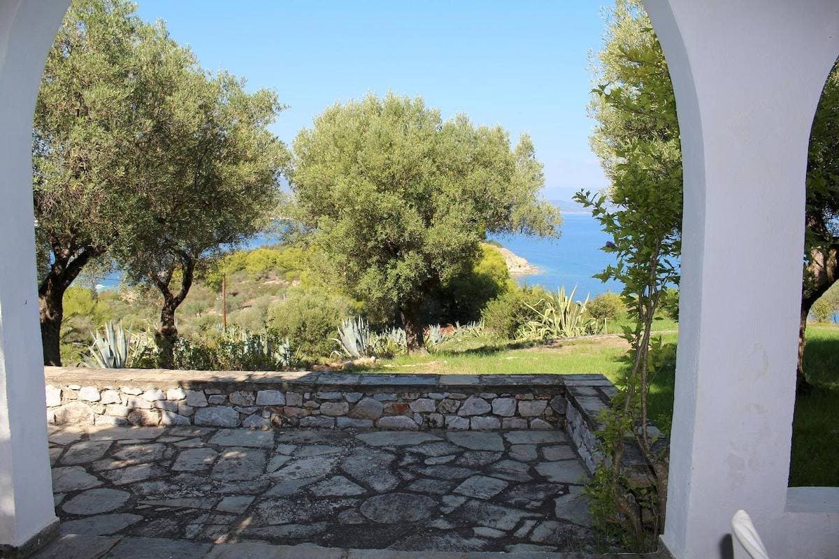 Foto 7 von 41: Apartment mit Terrasse direkt am Meer, Wifi | Ormos Panaghias, Chalkidiki