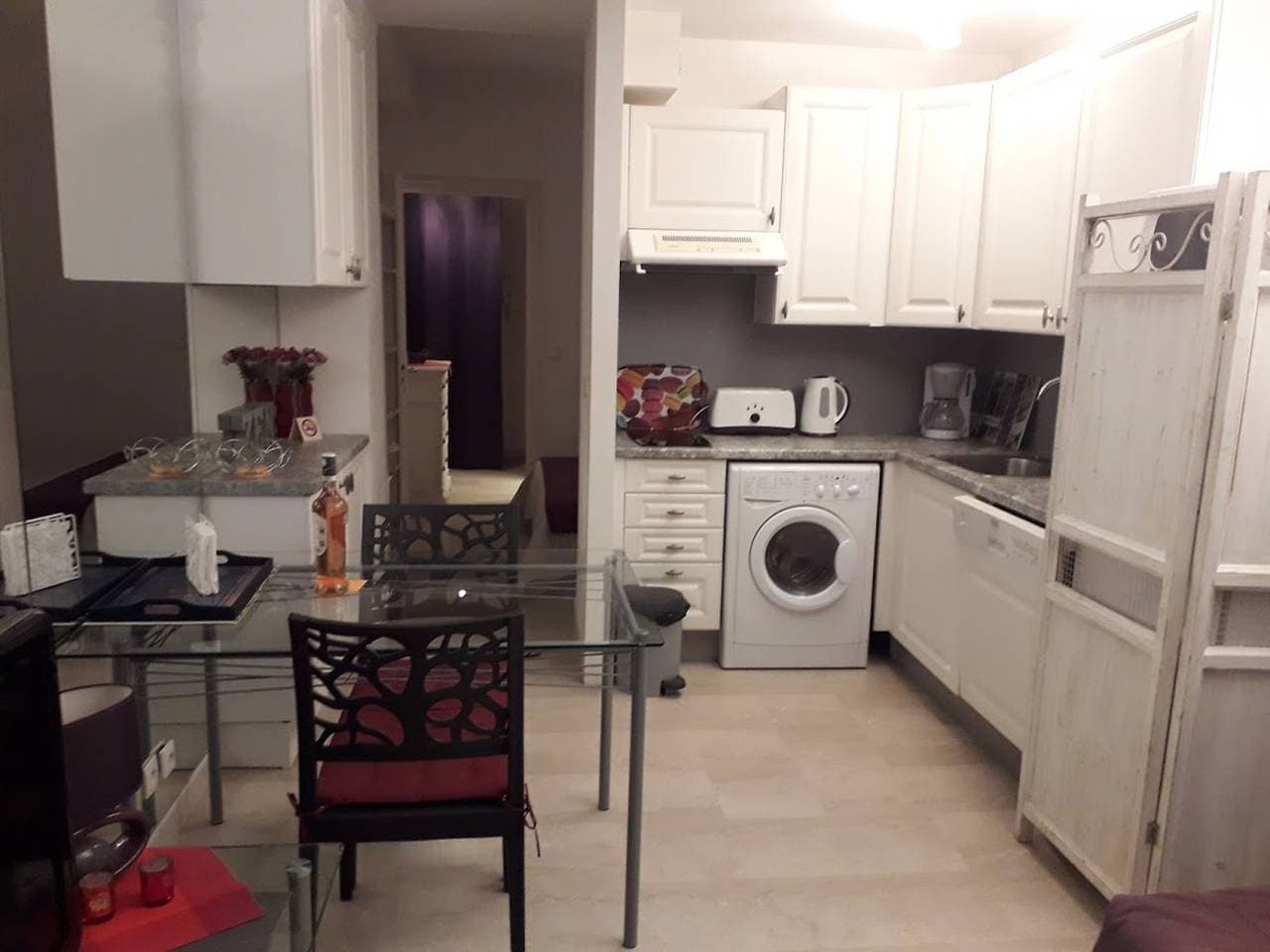 Foto 10 von 24: Gemütliche Wohnung in Théoule-sur-Mer, 30 m², Meerblick.