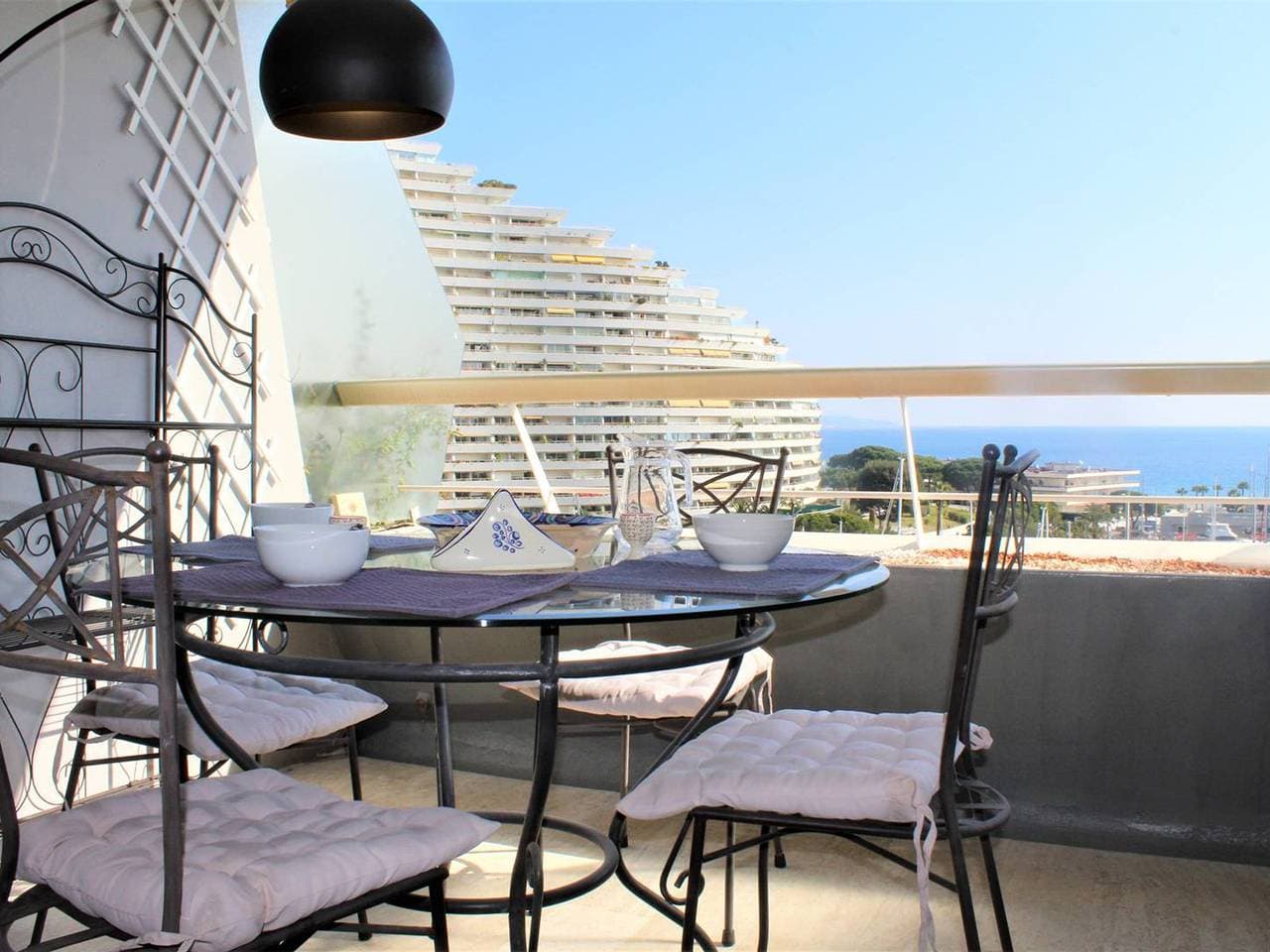 Foto 12 von 16: Ruhiges, klimatisiertes und gut ausgestattetes Studio mit Meerblick-Terrasse - 2 Betten