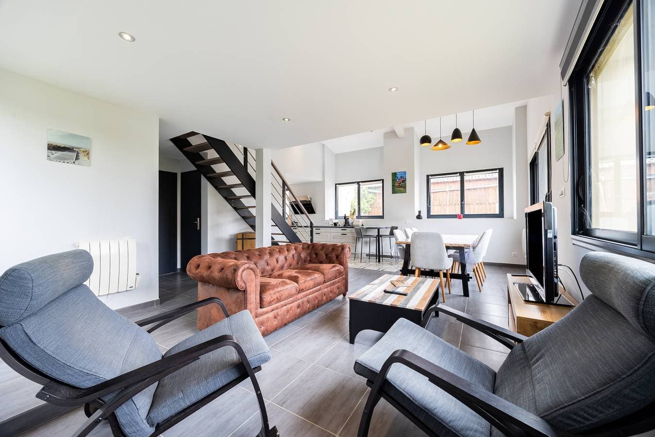 Foto 7 von 33: Ferienhaus 'Gîte Loft' mit Gemeinschaftspool, Terrasse und WLAN