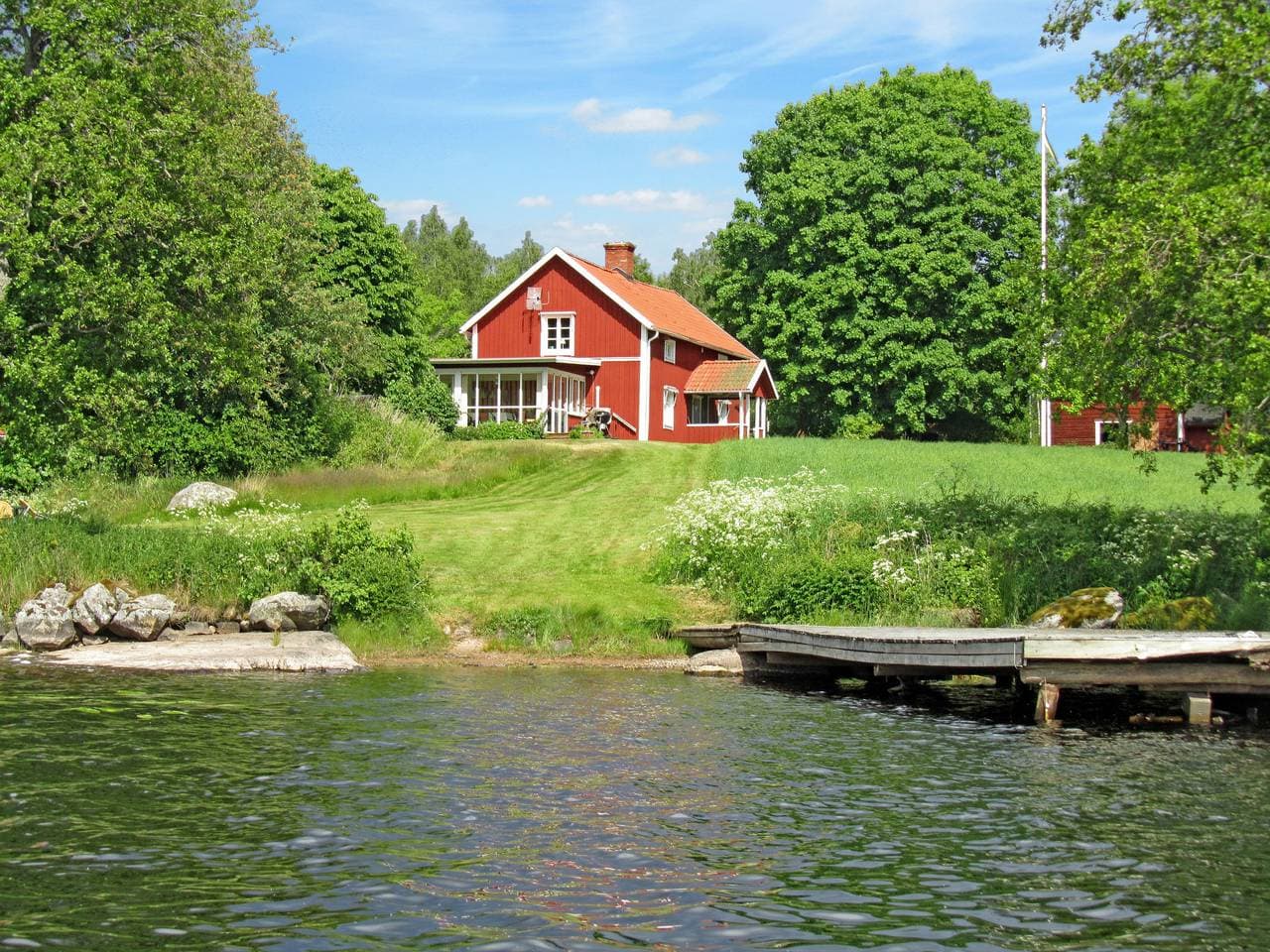 Grosses, gemütliches Holzhaus Stora Gryten 1