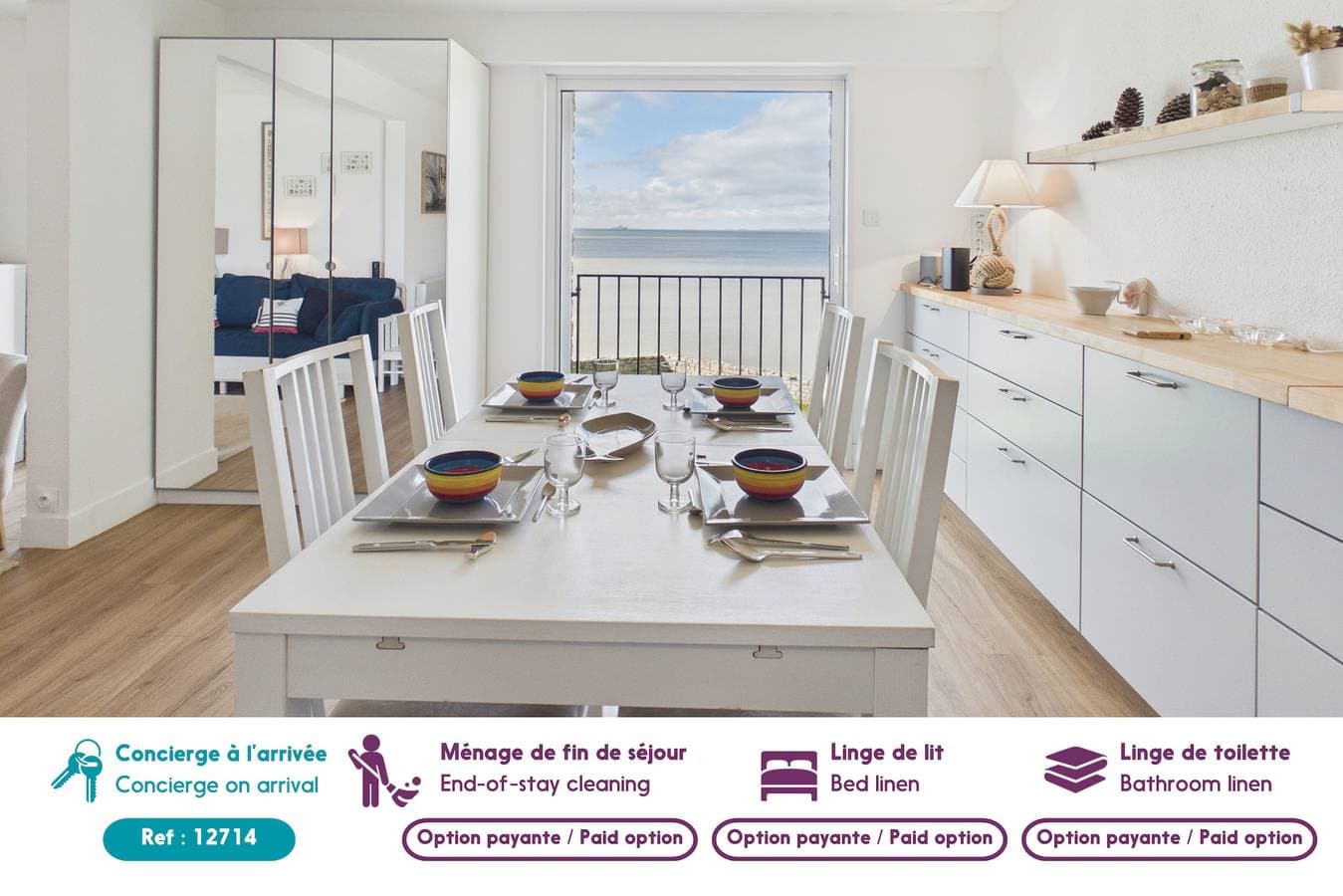 Foto 2 von 17: Appartement vue mer pour 2 adultes 2 enfants