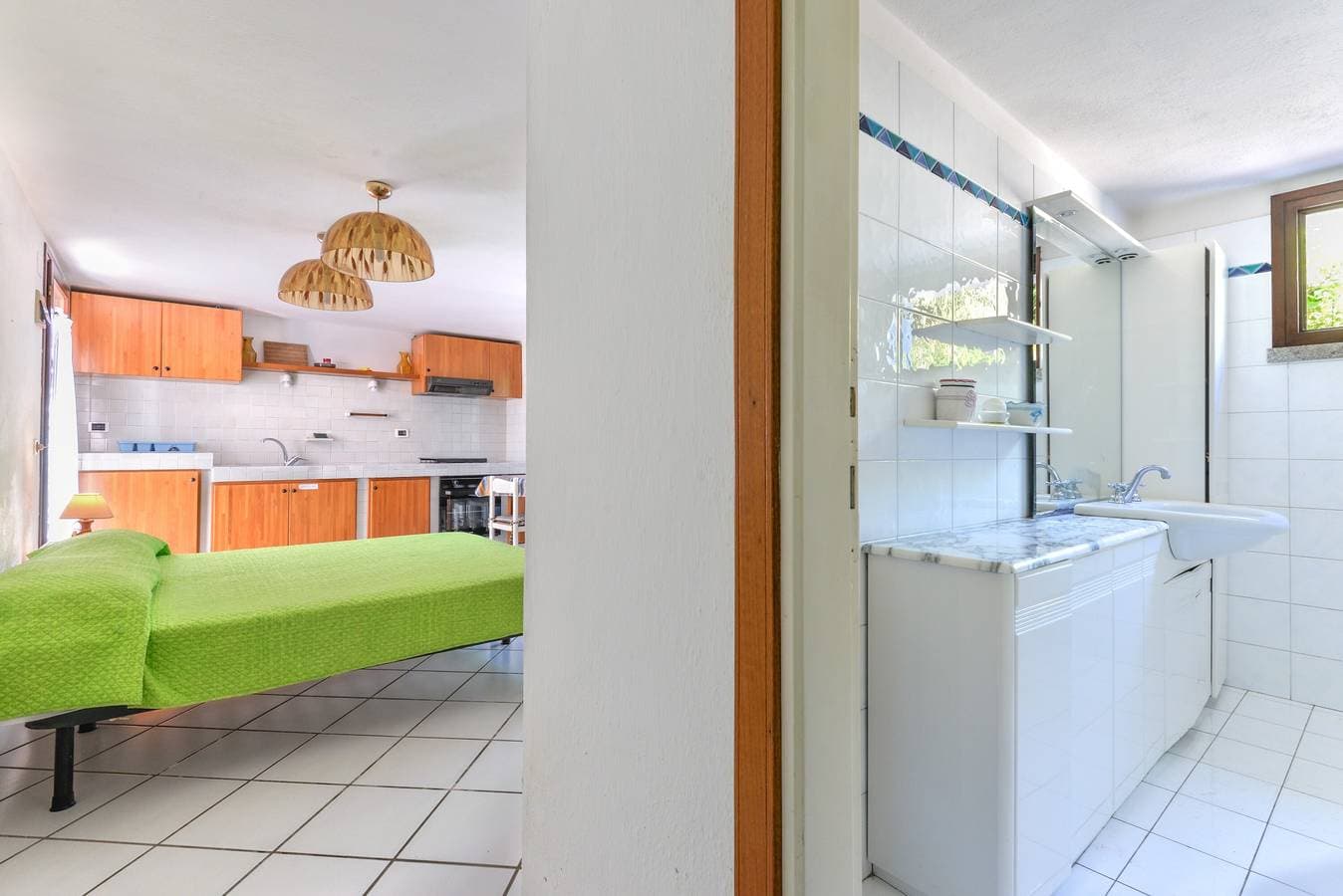 Foto 13 von 19: Einzimmerapartment 'Monolocale Nel Verde' mit Privatterrasse, Gemeinschaftsgarten und WLAN