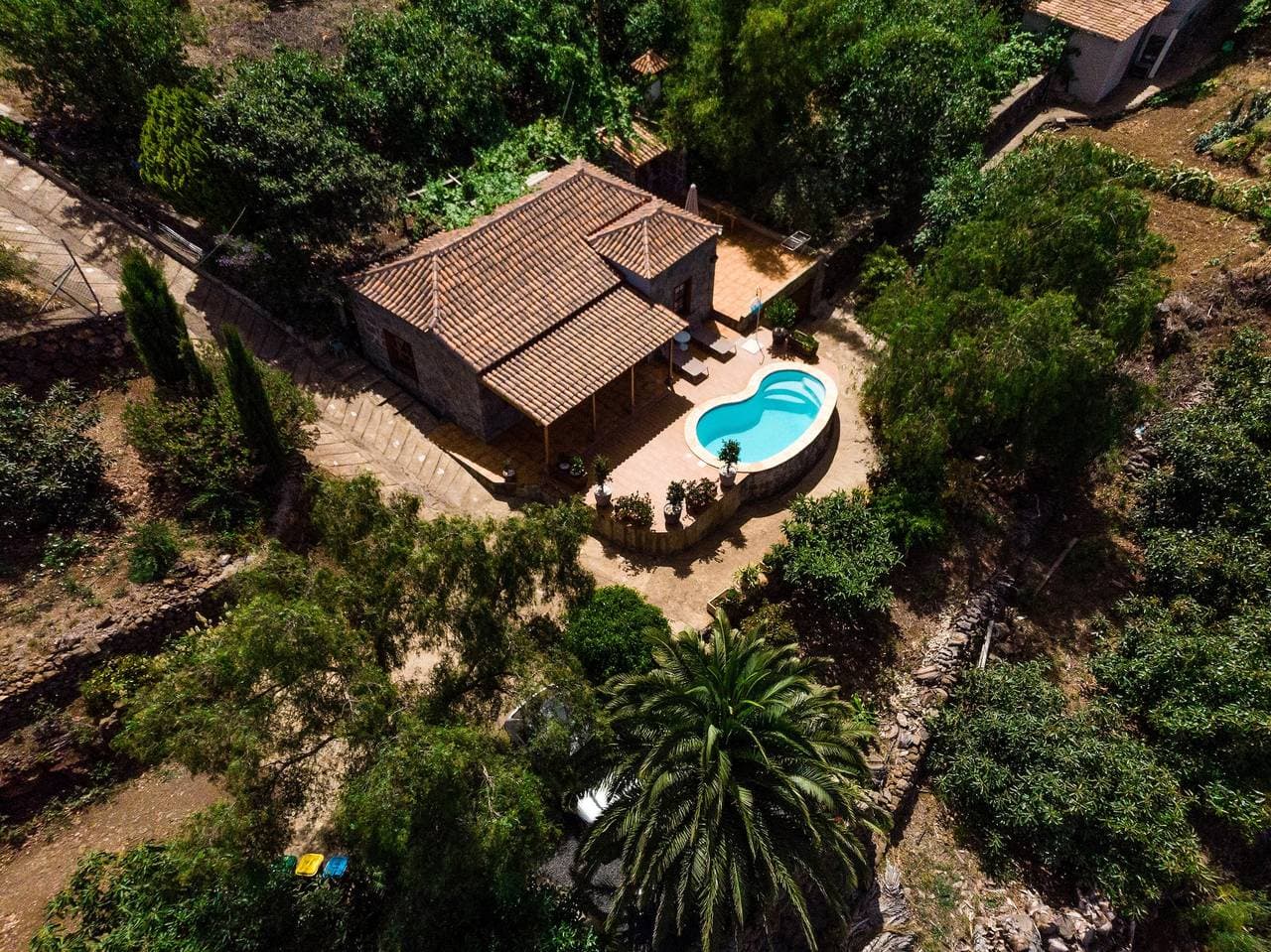 Foto 6 von 17: Villa mit Meerblick in Tijarafe, privater Pool.