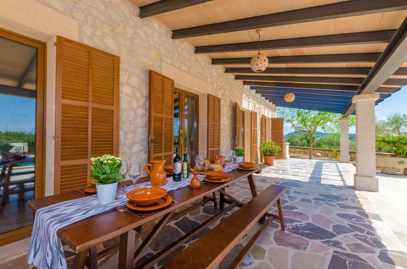 Foto 9 von 41: Son Roca - Ferienhaus mit privaten Pool in Montuïri. WiFi gratis