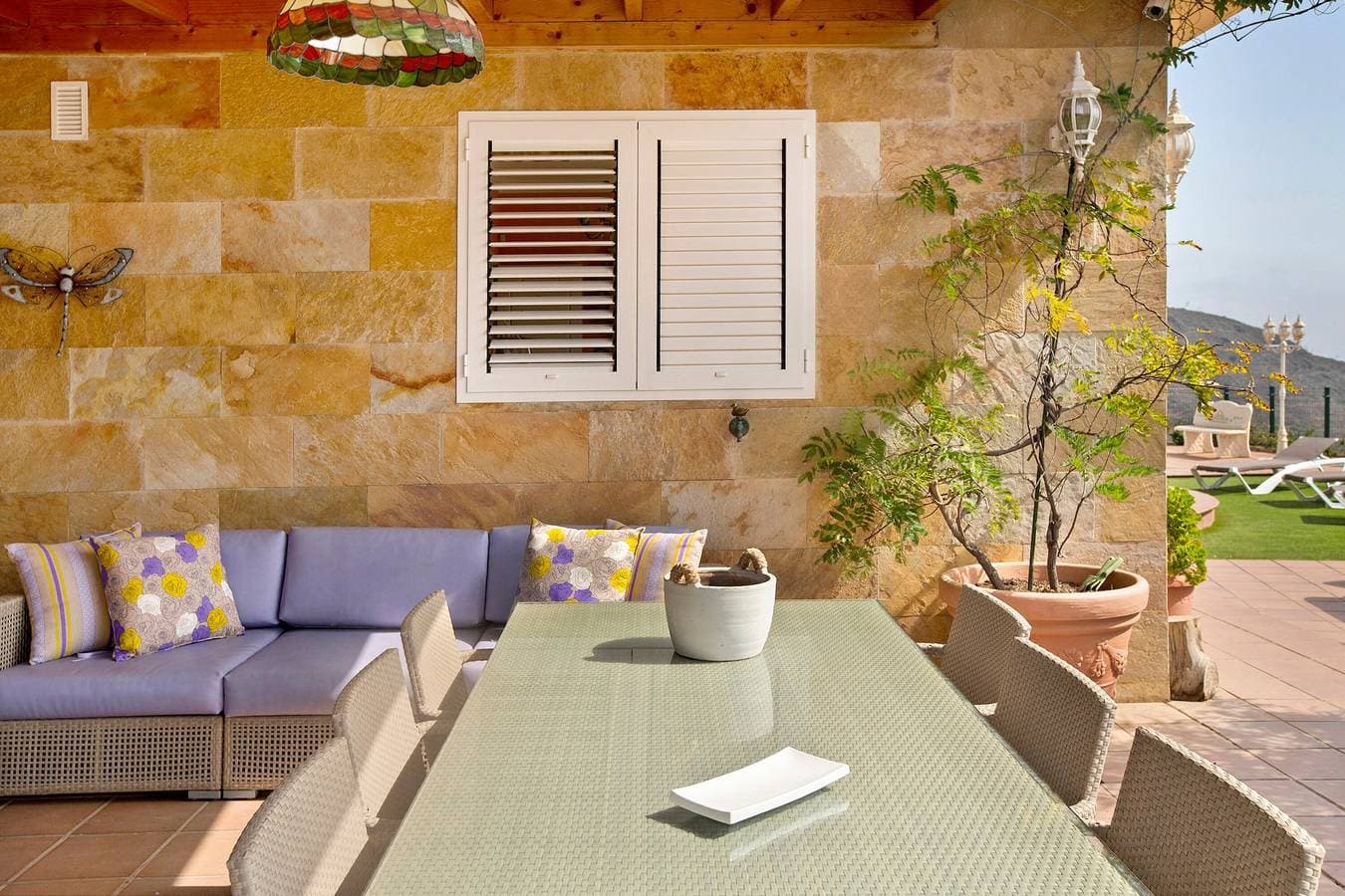 Foto 6 von 28: Villa Ferienhaus Hemi mit Bergblick, Meerblick, Pool, Wi-Fi, Terrassen und Garten