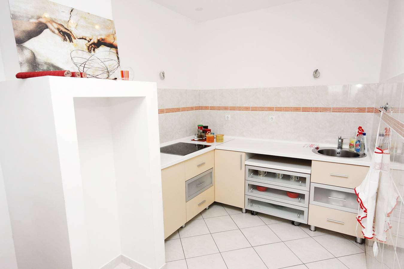Foto 12 von 22: 1-Zimmer-Ferienwohnung mit Balkon und Meerblick Omis A-6073-a