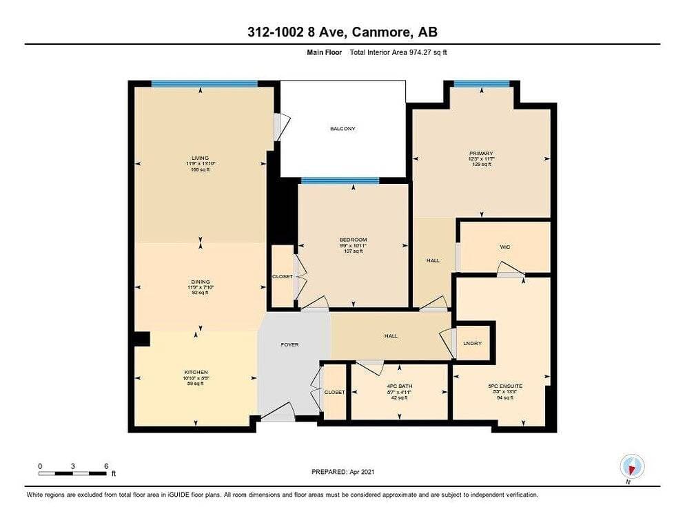 Foto 5 von 34: Canmore Place 312 | Innenstadt, Drei-Schwestern-Blick