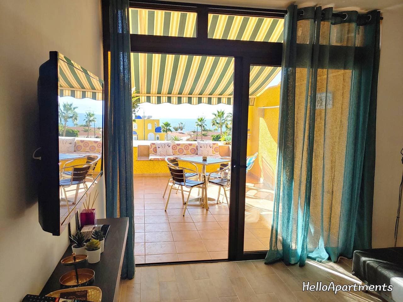 Foto 9 von 25: Schöne Wohnung in Playa de La Arena mit Pool und Terrasse, nahe Los Gigantes