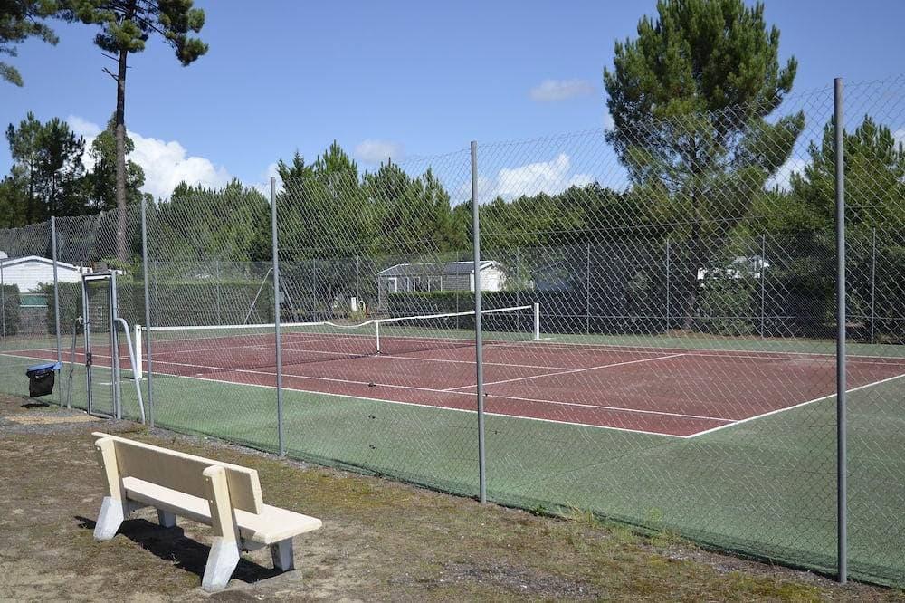 Foto 11 von 30: Mobilheim in den Landes, Blick auf den Wald
