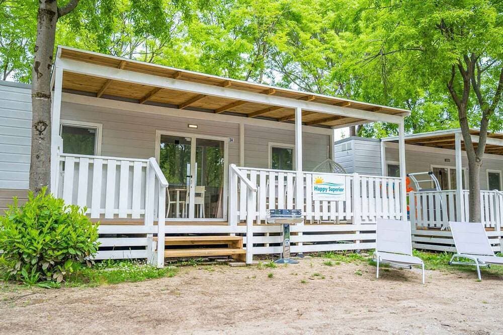 Foto 2 von 30: Mobilehome mit Klimaanlage, Terrasse und Pool