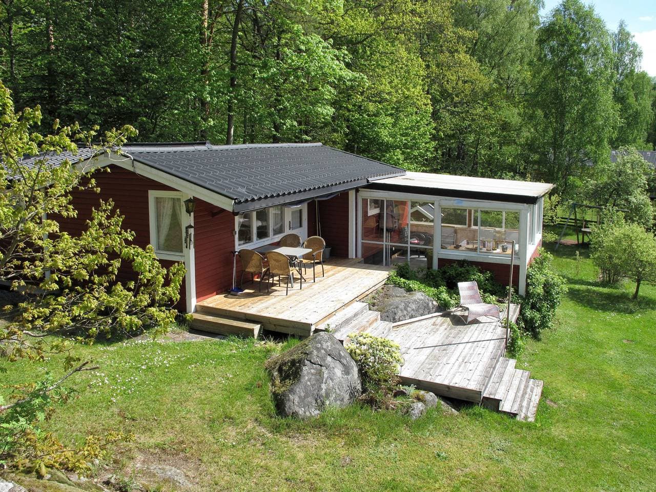 Schöne Feriensiedlung Munkhalla Morgonsolen 1