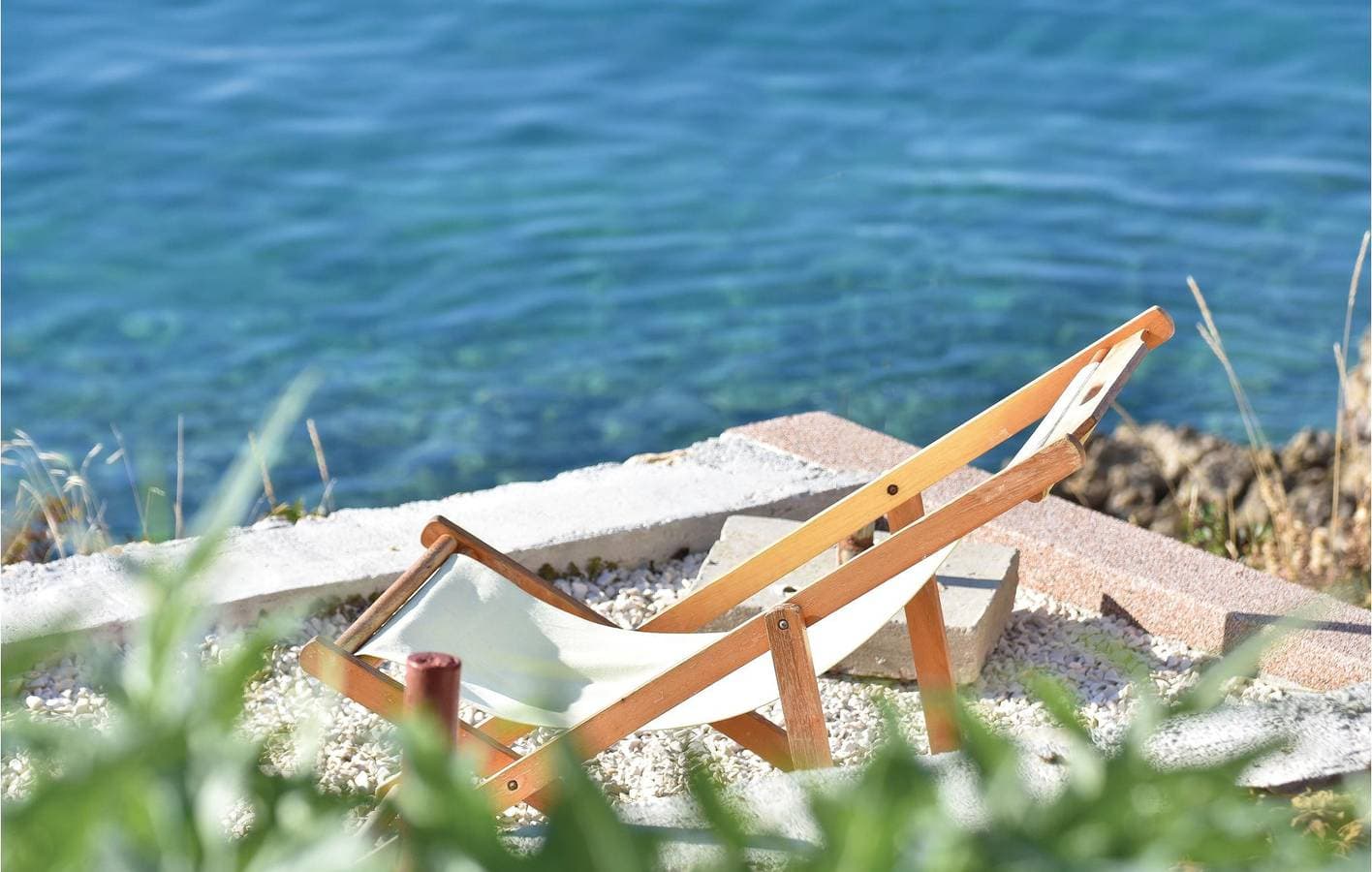 Foto 6 von 24: Gemütliche Ferienwohnung in der Nähe des Strandes Stari Porat mit WLAN und Terrasse